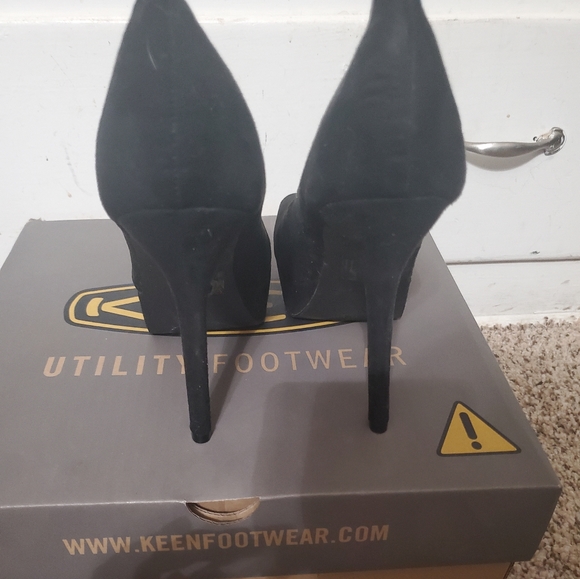 Qupid 4inch open toe stilettos - Picture 3 of 4